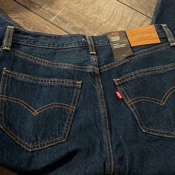 NEW Levi's Loose Taper Crop Blue Jeans Women's Size 25 NWT - Picture 6 of 7